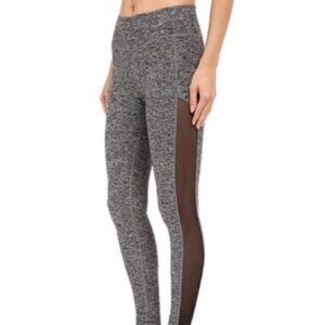 BEYOND YOGA high rise mesh panel leggings